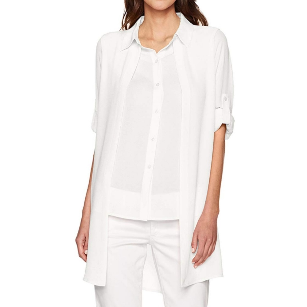 Layered Calvin Klein Long Textured Top